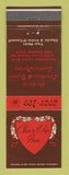 Matchbook Cover - Char Vic Inn San Ramon CA