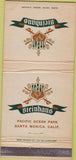 Matchbook Cover - Steinhaus Santa Monica CA WEAR 30 Strike