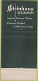 Matchbook Cover - Steinhaus Santa Monica CA WEAR 30 Strike