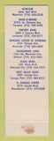 Matchbook Cover - Pacific Recreation Bowling Torrance Lynwood Riverside CA