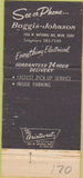 Matchbook Cover - Boggis Johnson Electric Co Milwaukee WI 30 Strike