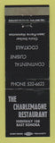 Matchbook Cover - Charlemagne Restaurant East Sonora CA BLACK