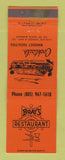 Matchbook Cover - Bray's Restaurant Santa Barbara CA WEAR