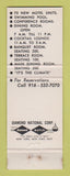 Matchbook Cover - Prospector's Village Oroville CA WEAR