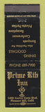 Matchbook Cover - Prime Rib Inn Pleasant Hill CA WEAR