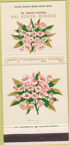 Matchbook Cover - Pocono Manor Inn PA 30 Strike