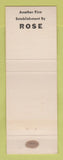 Matchbook Cover - Bank of Berkeley CA