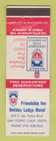 Matchbook Cover - Friendship Inn Holiday Lodge Motel San Ysidro CA