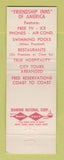 Matchbook Cover - Friendship Inn Holiday Lodge Motel San Ysidro CA