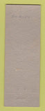 Matchbook Cover - John Rossetti Prosecuting Attorney Election 1952