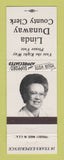 Matchbook Cover - Linda Dunaway County Clerk Election