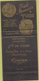 Matchbook Cover - Frank Mazzuca's Restaurant Kansas City MO 30 Strike