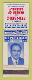 Matchbook Cover - Robert Feinberg Assembly Election WEAR