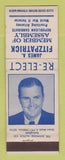 Matchbook Cover - James Fitzpatrick Assembly Election WEAR