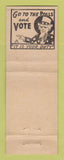 Matchbook Cover - Chas Blachinsky State's Attorney Election Uncle Sam WEAR