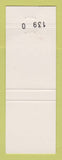 Matchbook Cover - Richard Webber Eastern District Commissioner Election