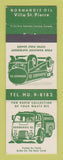 Matchbook Cover - Normandie Oil Ville St Pierre QC