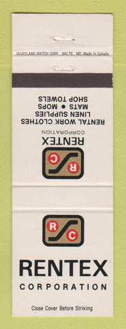 Matchbook Cover - Rentex Corporation Rental Work Clothes