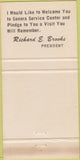 Matchbook Cover - Sonora oil gas Union 76 truck stop KY 30 Strike