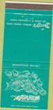Matchbook Cover - Aquarium Restaurant Honolulu HI Denny's Hotel 30 Strike