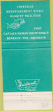 Matchbook Cover - Aquarium Restaurant Honolulu HI Denny's Hotel 30 Strike