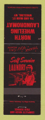 Matchbook Cover - North Wheeling Laundromat Wheeling WV