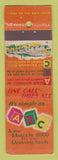 Matchbook Cover - ABC Cleaners  Arcade Sunshine