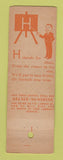 Matchbook Cover - ABC Cleaners  Arcade Sunshine