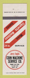 Matchbook Cover - Jerry Inglis Coin Machine Service Boise ID