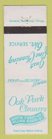 Matchbook Cover - Oak Park Cleaners IL