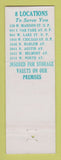 Matchbook Cover - Oak Park Cleaners IL