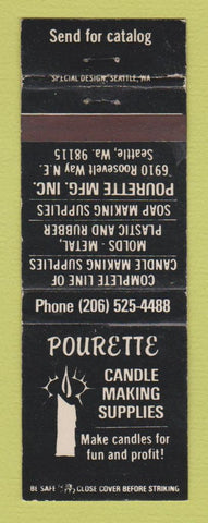 Matchbook Cover - Purette Candle Making Supply Seattle WA WEAR