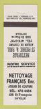 Matchbook Cover - Nettoyage Francais Drummondville QC