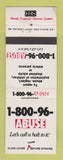 Matchbook Cover - Florida FL Protective Services Anti Abuse Hotline WEAR