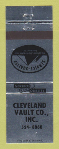 Matchbook Cover - Cleveland Vault Burial OH