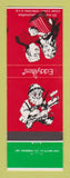 Matchbook Cover - Eddylites Matches Christmas Santa Claus