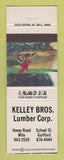 Matchbook Cover - Kelley Bros Lumber Milo Guilford ME