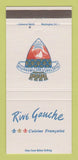 Matchbook Cover - Rive Gauche French Restaurant Washington DC 30 Strike
