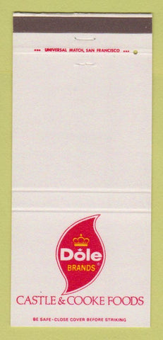 Matchbook Cover - Dole Brands Castle & Cooke Foods Bananas 30 Strike