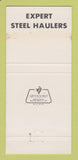 Matchbook Cover - Alco Express Detroit MI Steel Trucking 30 Strike