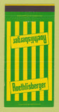 Matchbook Cover - Roethlisberger Trucking Shelby Mansfield OH 30 Strike