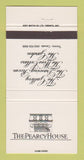 Matchbook Cover - The Pearcy House Toronto ON 30 Strike