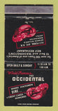 Matchbook Cover - Occidental Restaurant Washington DC WEAR 30 Strike