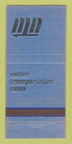 Matchbook Cover - United Transportation Union Cleveland OH Trucking 30 Strike