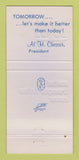 Matchbook Cover - United Transportation Union Cleveland OH Trucking 30 Strike