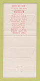 Matchbook Cover - Ringle Express Trucking Moline IL 30 Strike