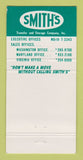 Matchbook Cover - Smith's Transfer Mayflower Trucking Washignton DC 30 Strike