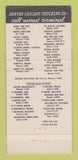Matchbook Cover - DC Trucking Denver Chicago 30 Strike