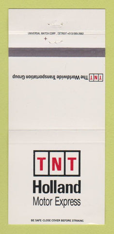 Matchbook Cover - TNT Trucking Holland Motor Express Holland MI 30 Strike