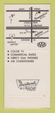 Matchbook Cover - Holiday Motor Lodge Williamsville NY 30 Strike